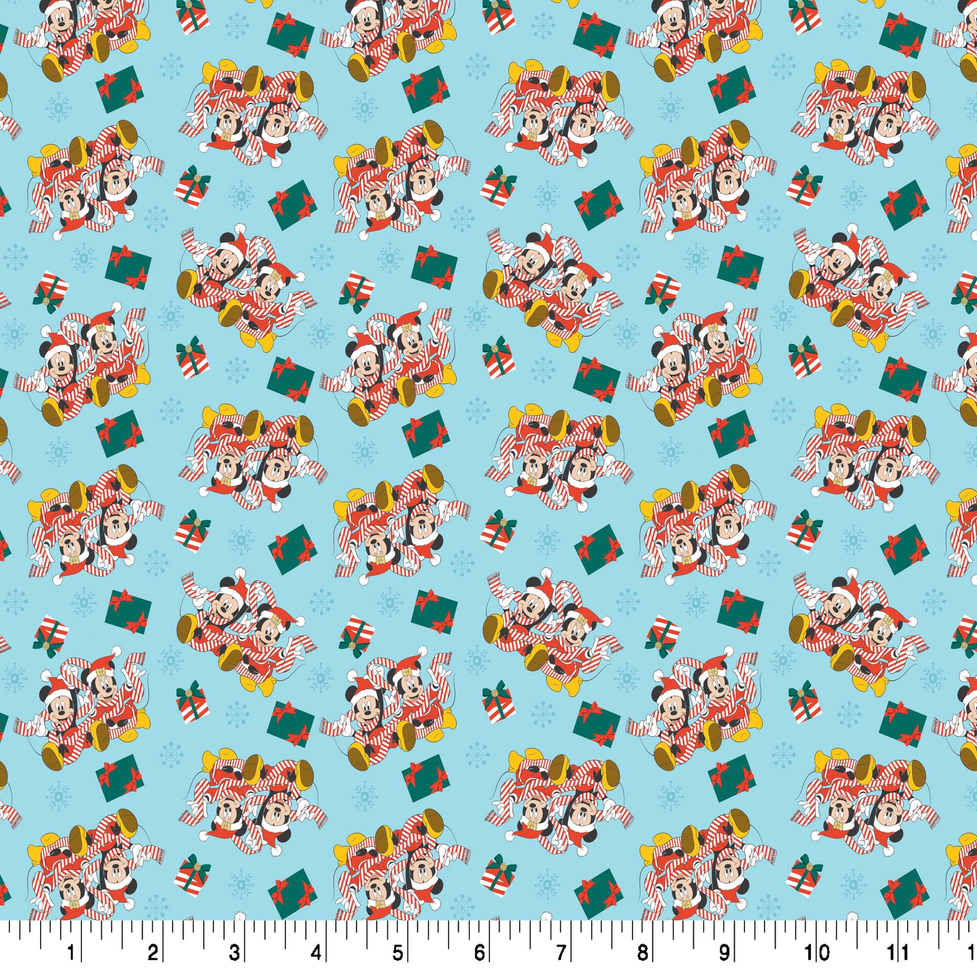 Disney® Mickey & Friends Christmas Gifts Cotton Fabric